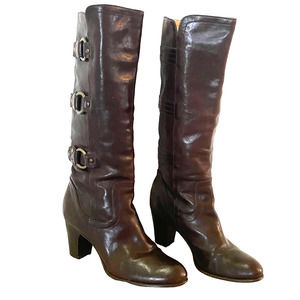Frye Fiona 3 Strap Boots, Size 9M